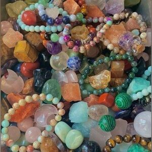 Spring Crystal Confetti Scoop Healing Crystals Mystery Bag Bundle Gift Set